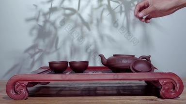 青年茶具传统文化高质量实拍