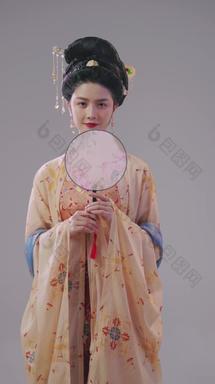 古装美女传统服饰戏剧传统文化场景拍摄