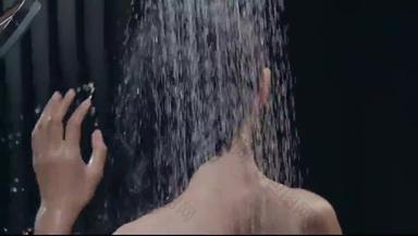 美女SPA水平构图洗头视频素材