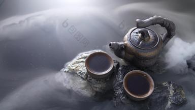 茶壶休闲传统健康食物实拍