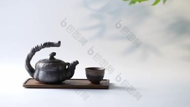 茶壶静物影棚拍摄实拍