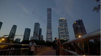 北京CBD高交通高清实拍