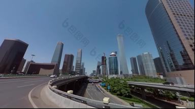 北京CBD符号4K分辨率当地著名景点画面
