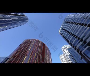 北京高楼大城市视频素材