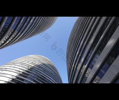 北京城市建筑都市风景摩天大楼视频素材