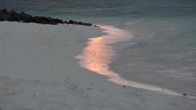 马尔代夫海景白昼画面