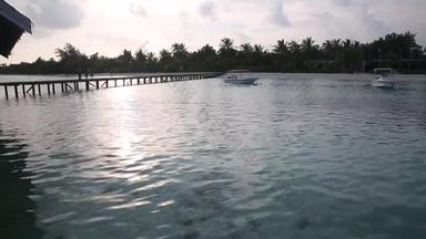 马尔代夫海滩自然美高质量实拍