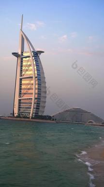 阿联酋<strong>迪拜帆船</strong>酒店视频海洋