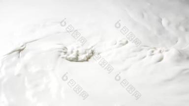 牛奶营养水柱影像