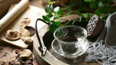 茶壶倒茶健康食物食材传统文化高清实拍