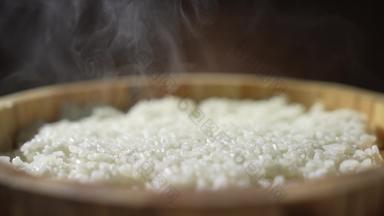 米饭吃饭影视食材高清实拍