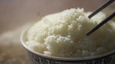 米饭吃饭食材视频
