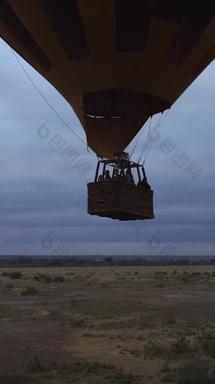 肯尼亚<strong>热气球</strong>风光公园影视