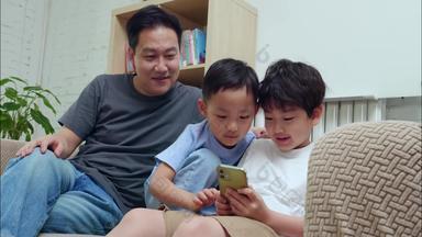 父子儿童多媒体数码科技高清视频