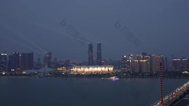 杭州体育馆灯光场景拍摄