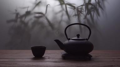 茶壶和茶杯传统文化拍摄