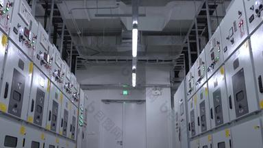 工厂电压室办公室4K分辨率短片