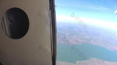跳飞机降落伞景观敖德萨高度