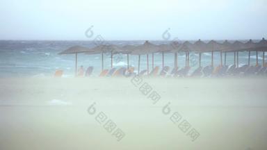 沙尘暴海滩加州美国帆板运动不可能的走海滩容易沙子风