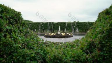 美丽的喷泉彼得霍夫酒店公园