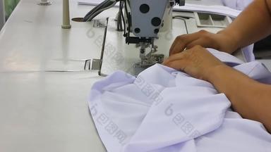 车间缝纫衬衫纺织工厂