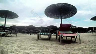 <strong>替身</strong>滑翔海岸海滩雨伞椅子假期古董背景镜头