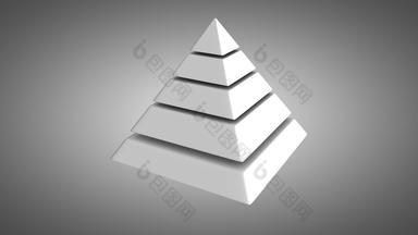 层金字塔层次结构动画