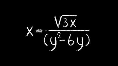 数学方程写粉笔αpng