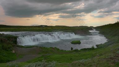 法萨福斯瀑布被称为faxi瀑布南<strong>冰岛</strong>