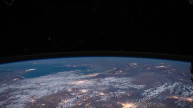 彗星新智慧空间视图日出场景国际空间站国际空间站