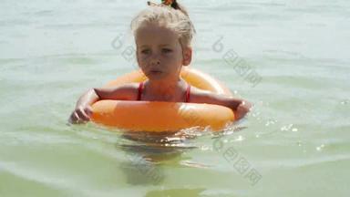 孩子游泳海充气环危险溺水安全设备孩子生活浮标