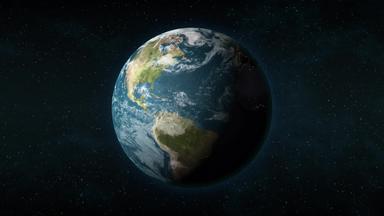 动画地球地球缩放纽约城市纽约美国