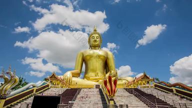 寺庙什么mueang大金雕像