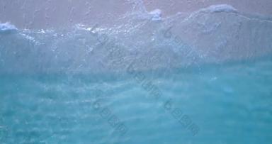 奢侈品飞行清洁视图白色桑迪天堂海滩蓝色的水背景质量