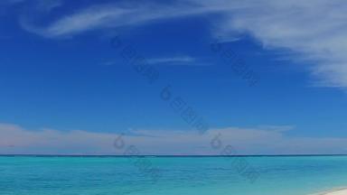 空摘要田园度假胜地海滩生活方式阿卡蓝色的海洋清洁桑迪背景冲浪