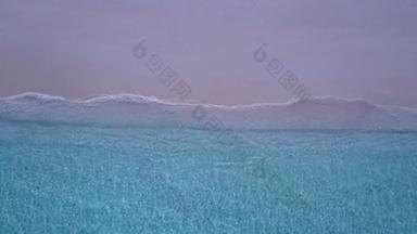 无人机空中摘要完美的环礁湖海滩<strong>旅程</strong>清晰的水白色桑迪背景
