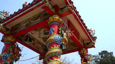 中国人寺庙KOH常岛泰国