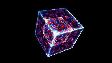强大的魔法冰螺栓多维数据集<strong>融合</strong>紫罗兰色的权力神秘能源表面永恒的火焰多维数据集核心