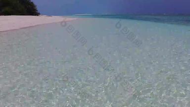 空旅游海洋度假胜地海滩旅<strong>行清</strong>晰的海明亮的沙子背景礁