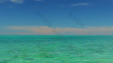 浪漫的自然放松海岸线海滩<strong>旅程</strong>绿松石环礁湖白色沙子背景波