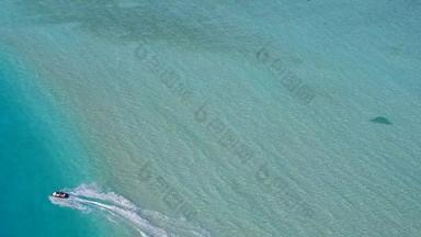 温暖的自然热带度假胜地海滩<strong>旅程</strong>蓝色的环礁湖白色沙子背景度假胜地