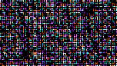 动画摘要红色的橙色黄色的紫罗兰色的阿卡蓝色的现货光粒子模式波形振荡可视化波技术数字表面背景