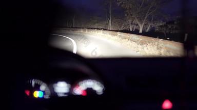 晚上开车山农村路镜头国家路之前晚上司机观点