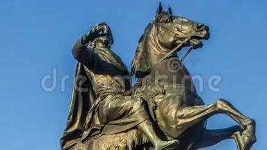 彼得大帝纪念碑，青铜骑士，俄罗斯圣彼得堡