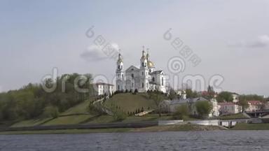 五<strong>一节</strong>，古老的圣寝室大教堂。白俄罗斯维捷布斯克