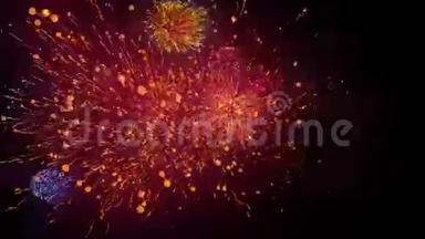 焰火爆炸新年庆典背景4