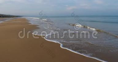 奥马哈海滩，靠近科尔维尔海岸梅尔，诺曼底，卡尔瓦多斯，法国。
