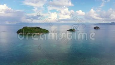菲律宾卡拉莫安群岛。暑期旅游度假理念