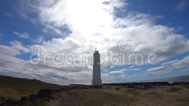 冰岛<strong>斯</strong>奈费<strong>尔斯斯</strong>半岛上的马拉里夫灯塔。