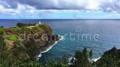 基拉韦亚<strong>灯塔</strong>是一个风景优美的地方，在太平洋上有美丽的景色。 它位于夏威夷的考艾岛，它是